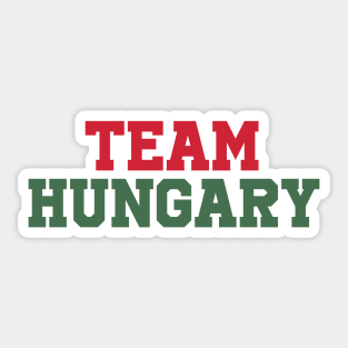 Team Hungary - Summer Olympics Sticker